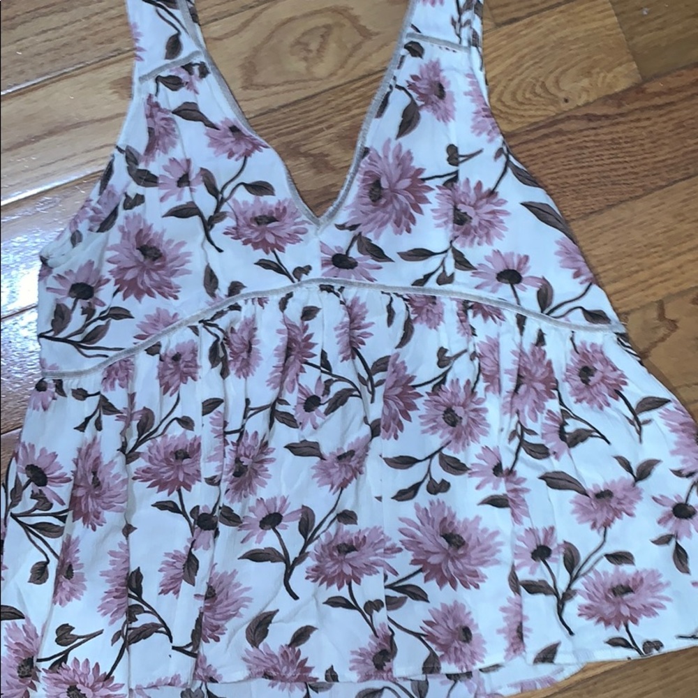 American Eagle floral tank
